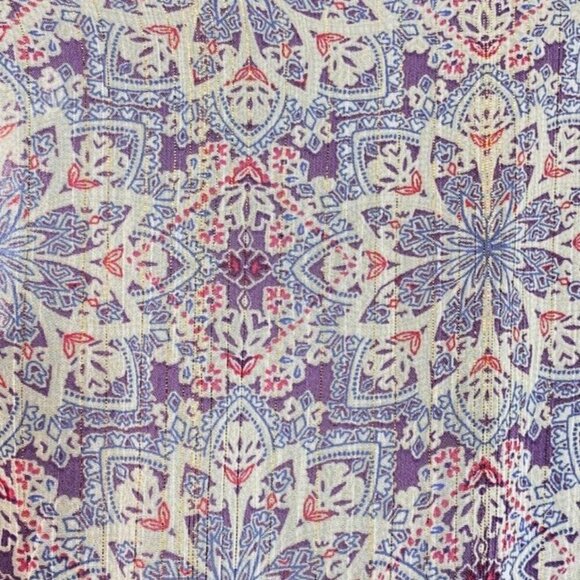 Blue Rain Women's Boho Dress With Drawstring Waist & Ruffled Hem Size L - Picture 7 of 7